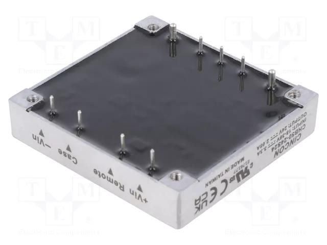 Converter: DC/DC; 50W; Uin: 18÷36VDC; Uout: 24VDC; Iout: 2.08A; CHB50 CINCON CHB50-24S24
