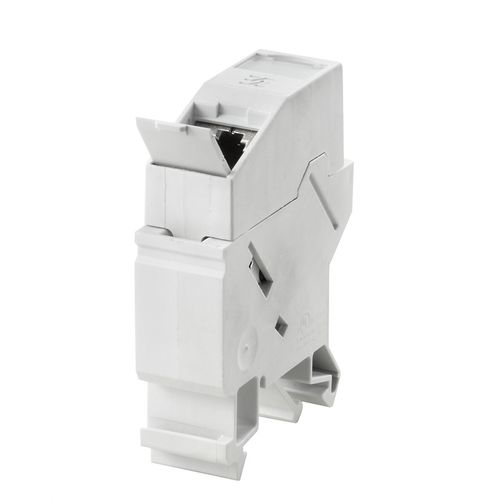 Feed-through plug-in connector RJ45, IP20, Connection 1: RJ45, Connection 2: IDC, EIA/TIA T568 A, EIA/TIA T568 B, PROFINET, AWG 26...AWG 22 Weidmuller 8808360000 04032248505944