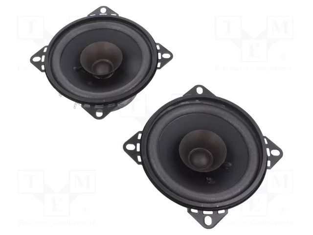 Car loudspeakers; one-way; 100mm; 40W; 90÷18000Hz; 4Ω; 88dB; 2pcs. CL ITALIA CL-018100DC