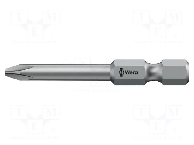 Screwdriver bit; Phillips; PH00; Overall len: 89mm WERA WERA.05380200001