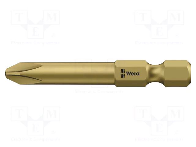 Screwdriver bit; Phillips; PH3; 1/4"; Overall len: 89mm WERA WERA.05134914001