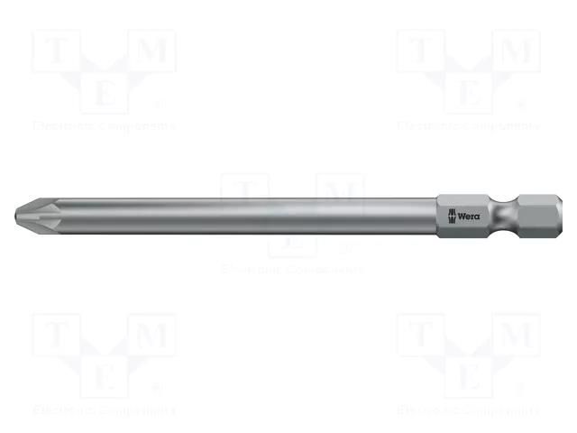 Screwdriver bit; Pozidriv®; PZ3; Overall len: 89mm WERA WERA.05060043001