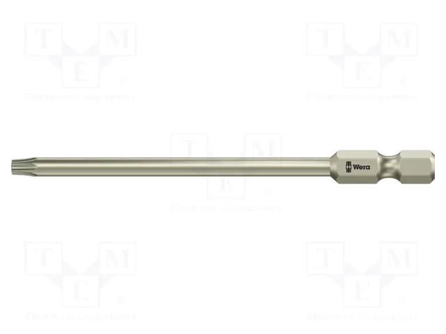 Screwdriver bit; Torx® with protection; T15H; Overall len: 89mm WERA WERA.05071090001