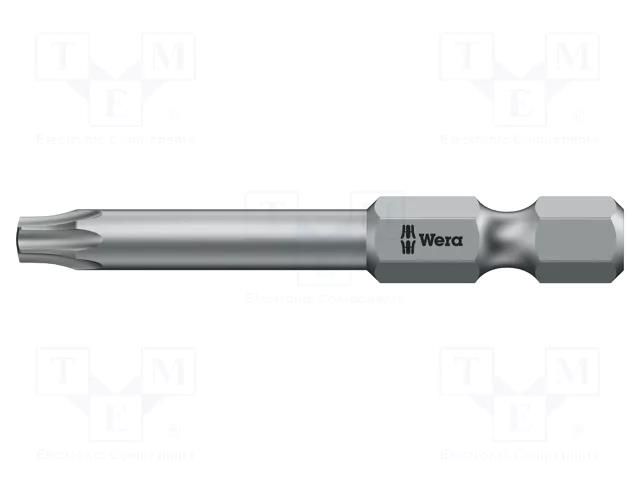 Screwdriver bit; Torx® with protection; T15H; Overall len: 70mm WERA WERA.05060141001