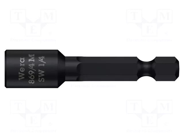 Screwdriver bit; 6-angles socket; Socket size-inch: 1/4" WERA WERA.05060429001