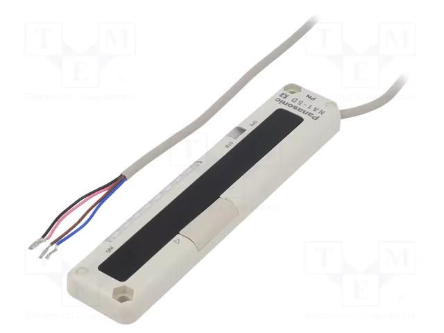 Area sensor; 0.2÷3m; IP62; 12÷24VDC; lead 2m; -10÷55°C; <10ms; ABS PANASONIC NA1-5-PN