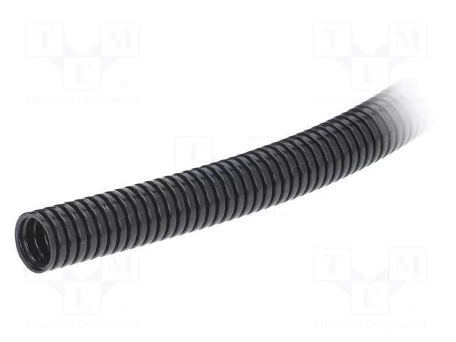 Protective tube; Size: 16; polyamide; black; HelaGuard; IP66 HELLERMANNTYTON HG-HW16-PA6-BK