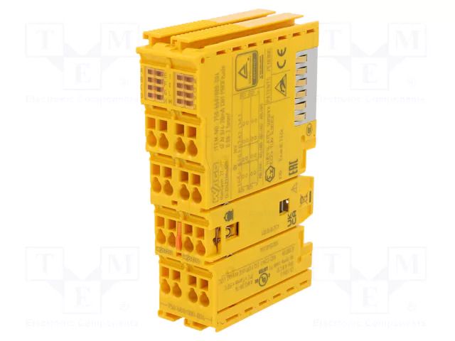 Module: analog input; OUT: 4; IN: 4; 24x100x67.8mm; IP20; 24VDC WAGO 750-668/000-004