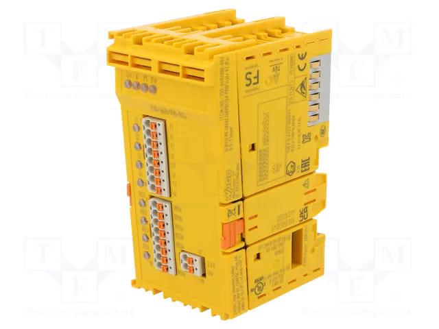 Module: analog input; OUT: 4; IN: 4; OUT 1: relay; 48x100x69.8mm WAGO 750-669/000-003