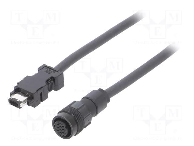 Accessories: Connection lead; Standard: Omron; 1S; signal; 5m OMRON R88A-CR1B005NF-E