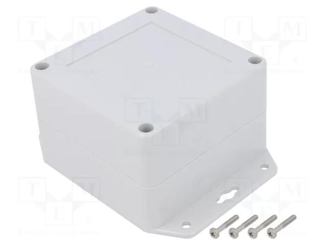 Enclosure: multipurpose; X: 90mm; Y: 90mm; Z: 60mm; ZP; polycarbonate KRADEX ZP909060UJH-TM-PC