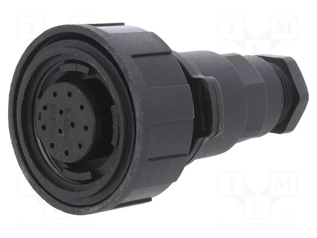 Connector: circular; plug; female; PIN: 12; w/o contacts; IP68 BULGIN PX0794/S