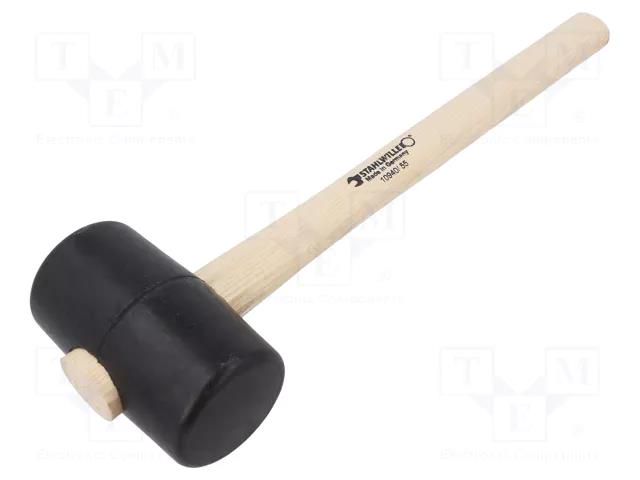 Hammer; 320mm; 317g; 55mm; round; rubber; wood; Shore hardness: 90 STAHLWILLE ST-70140001