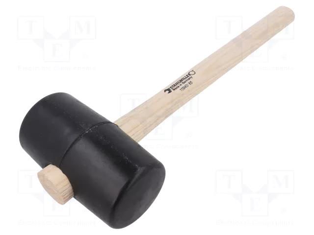 Hammer; 350mm; 527g; 65mm; round; rubber; wood; Shore hardness: 90 STAHLWILLE ST-70140002