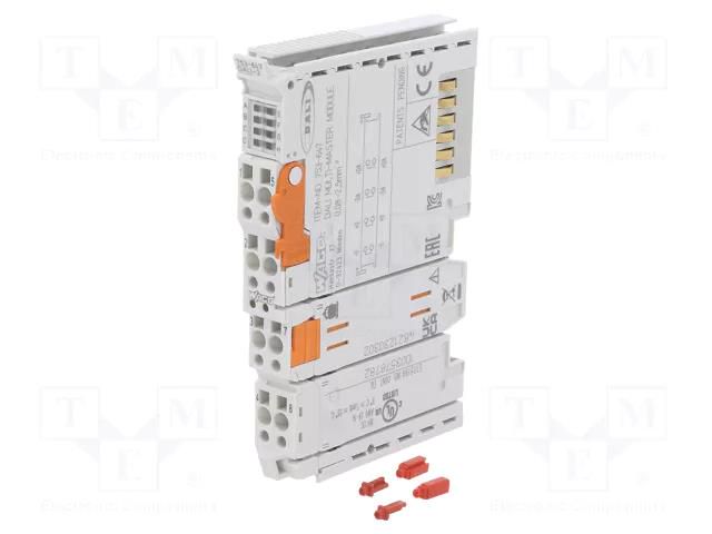 Industrial module: internal data bus extension; 0÷55°C; IP20 WAGO 753-647