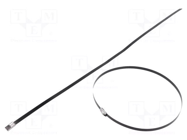 Cable tie; L: 360mm; W: 4.6mm; stainless steel AISI 304; 450N BM GROUP BMSC3745