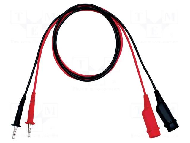Test leads; Imax: 3A; Len: 1m; red and black GW INSTEK GTL-105A