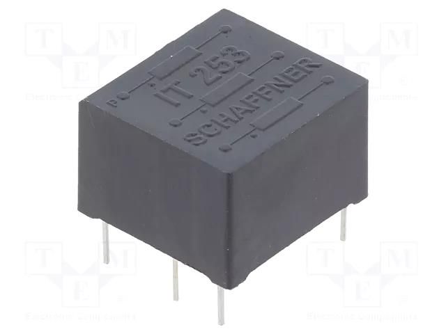 Transformer: impulse; PCB; 17.6x16.7x11.3mm; Rpri.wind: 550mΩ SCHAFFNER IT253