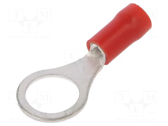 Tip: ring; M8; Ø: 8.4mm; 0.25÷1.5mm2; crimped; for cable; insulated BM GROUP BM90137