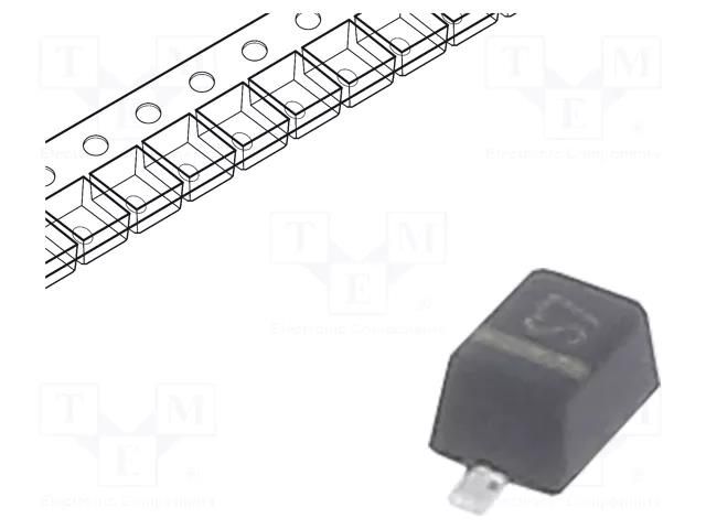 Diode: switching; SMD; 250V; 0.2A; 50ns; SOD323F; Ufmax: 1.25V; 200mW TAIWAN SEMICONDUCTOR BAV21WS-RRG