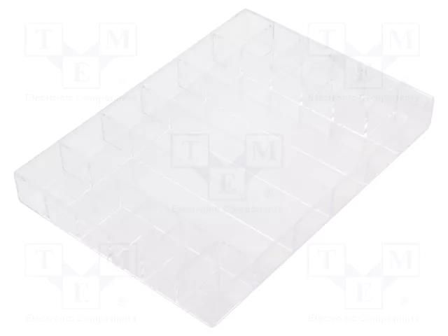 Container: collective; with partitions; 175x125x20mm TEKO SCA20.0