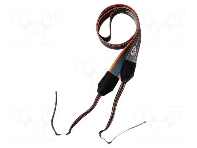 Strap for meters; orange,grey; fabric SONEL WAPOZSZE4