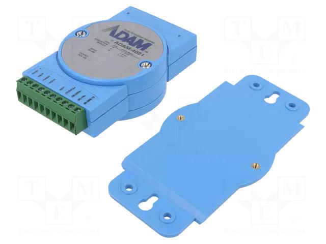 Industrial module: analog output; -10÷70°C; ADAM-4000; 10÷30VDC ADVANTECH ADAM-4021