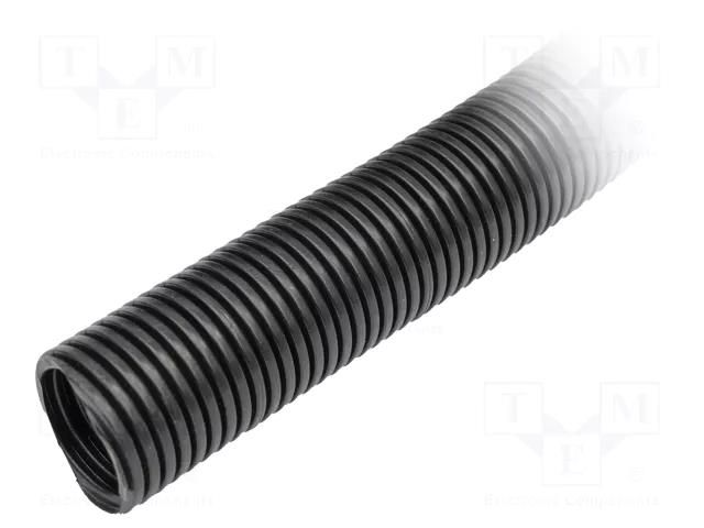 Protective tube; Size: 50; polyamide; black; incised; Øint: 48mm HUMMEL HUMMEL-1527480100
