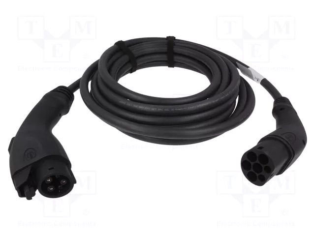 Cable: eMobility; 1x0.5mm2,3x6mm2; 250V; 7.2kW; IP44; single-phase HARTING 08914090201A0