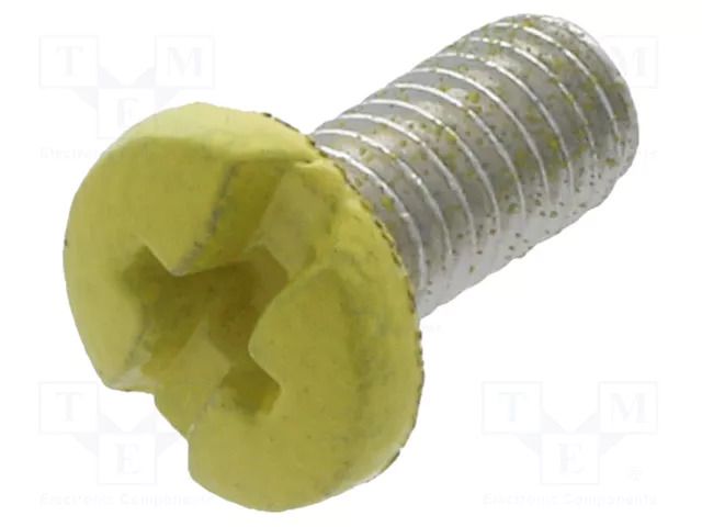 Screw; M3x6; 0.5; Head: cheese head; Phillips,slotted; brass KEYSTONE KEYS9191-7