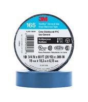 TAPE, PVC, 19MM X 18M, BLUE 165BL4A