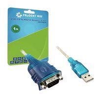 COMP CABLE, USB 2.0-RS232, 1FT, WHT PWI-USB-RS232