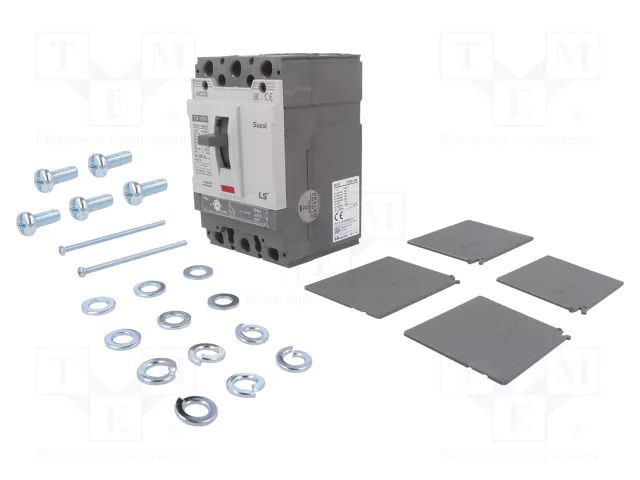 Power breaker; Poles: 3; on panel,for DIN rail mounting; IP20 LS ELECTRIC TD100N-FMU-100A-3P