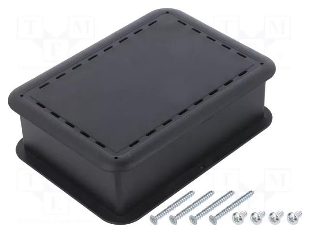 Enclosure: multipurpose; X: 73.7mm; Y: 100.8mm; Z: 29.2mm; black TEKO TEK-SBC.9