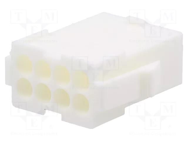 Connector: wire-wire; plug; male; Mini Universal MATE-N-LOK; 2x4 TE Connectivity 794941-1