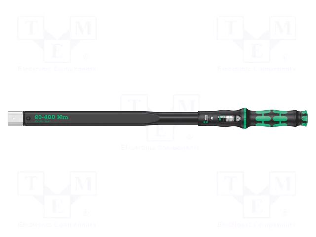 Wrench; torque; Overall len: 655mm; 80÷400Nm; Socket size: 14x18mm WERA WERA.05075656001