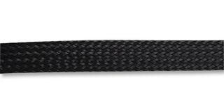 SLEEVING, BRAID, BLACK, 100M PP-08-0