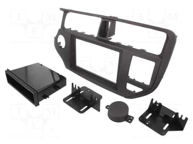 Radio frame; Kia; 1 DIN; charcoal METRA RAM-40.779.1