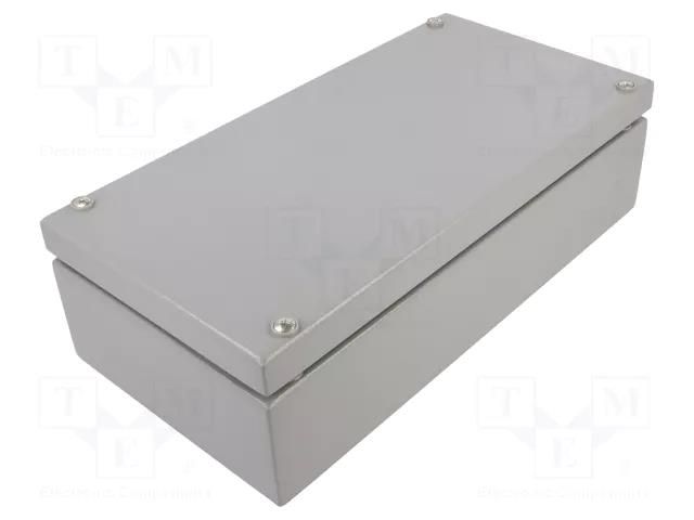 Enclosure: multipurpose; X: 150mm; Y: 300mm; Z: 81mm; steel; grey RAYCHEM RPG GIJ-7GY