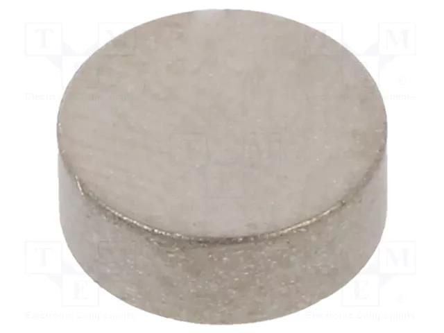 Magnet: permanent; samarium, cobalt; 8N; Ø: 8mm; H: 3mm ELESA+GANTER GN55.2-SC-8-3