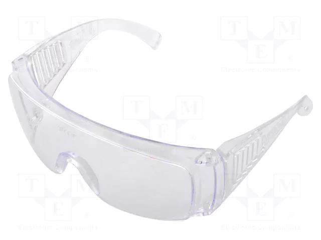 Safety spectacles; Lens: transparent; Protection class: F LAHTI PRO LAHTI-L1501300