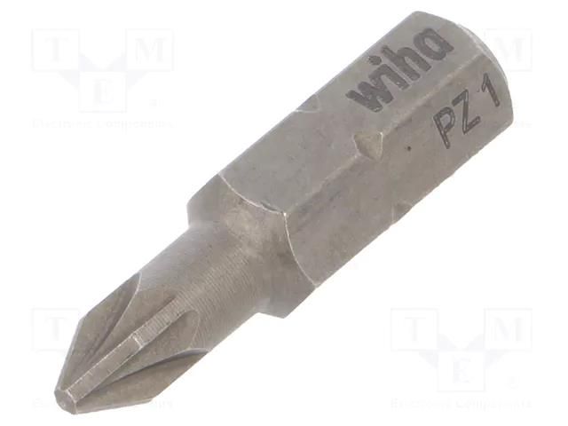 Screwdriver bit; Pozidriv®; PZ1; Overall len: 25mm; 3pcs; STANDARD WIHA WIHA.07859