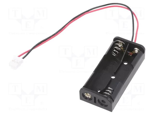 Holder; AAA,R03; Batt.no: 2; on panel; 3pin,cables,terminal; 150mm KEYSTONE KEYS2469CN