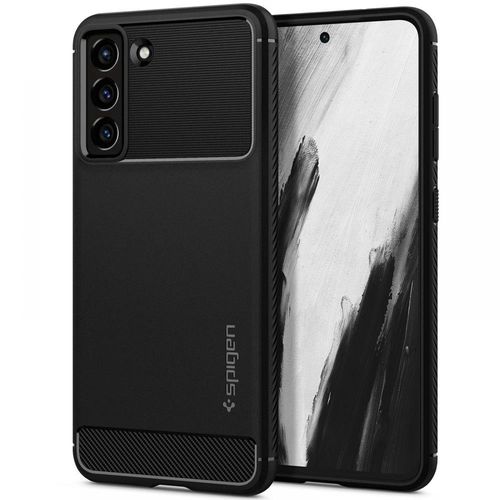 Spigen Rugged Armor Case for Samsung Galaxy S21 FE - Matte Black, Spigen 8809756648151 8809756648151