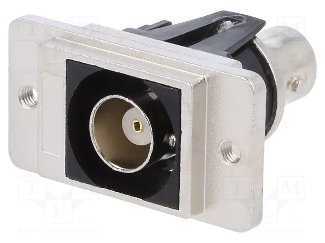 Coupler; BNC socket,both sides; 50Ω; DUALSLIM; silver; metal; 29mm CLIFF CP30737M3