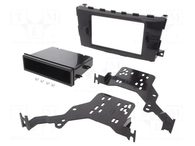 Radio frame; Nissan; 1 DIN; grey gloss METRA RAM-40.801