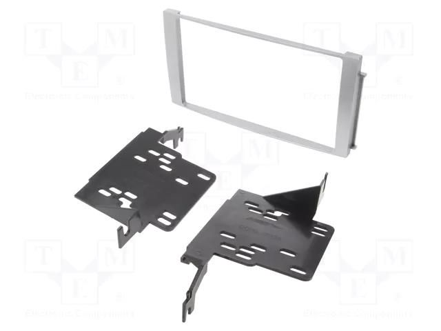 Radio frame; Hyundai; 2 DIN; silver METRA RAM-40.817