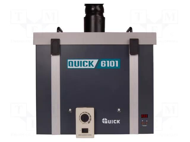 Fume extractor; 200m3/h; 230VAC; 80W; Ch: 1; 400x230x350mm QUICK QUICK-6101/A1