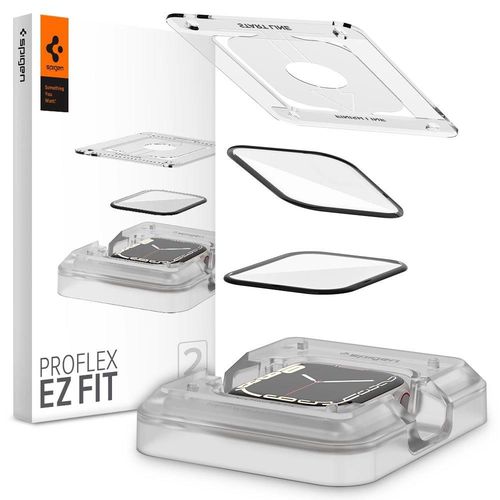 Spigen ProFlex EZ Fit Hybrid Glass for Apple Watch 7 / 8 (45 mm) - 2 pcs., Spigen 8809811856569 8809811856569