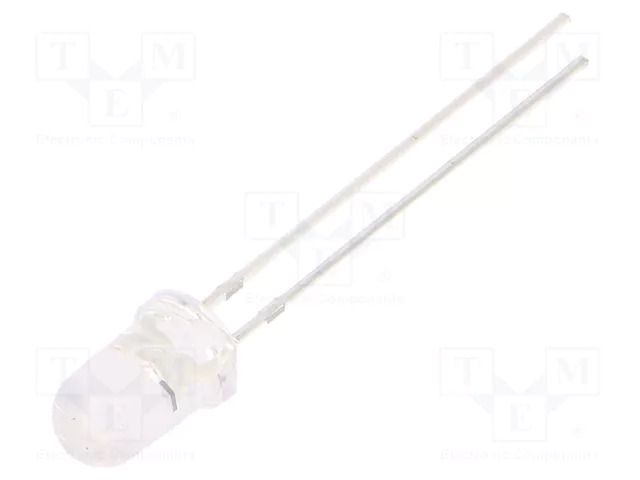 CRLED; yellow; 5mm; 14400mcd; 15°; Front: convex; 5÷20VDC OPTOSUPPLY OSY5MA5111A-CR14